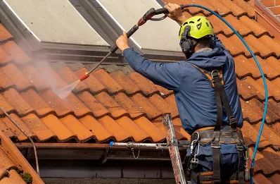 Démoussage et hydrofuge de toiture à Ébreuil
